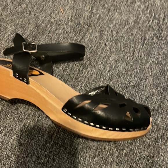 Toffel Swedish Hasbeen Clogs Wooden Sandals - Picture 10 of 15